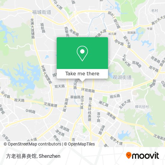 方老祖鼻炎馆 map