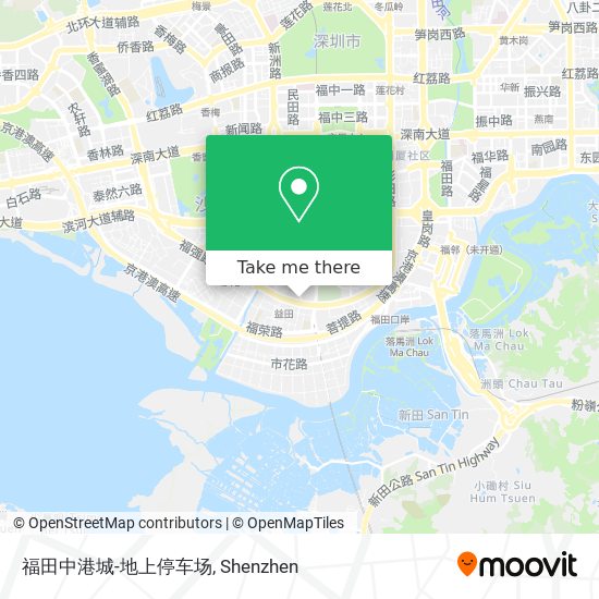 福田中港城-地上停车场 map
