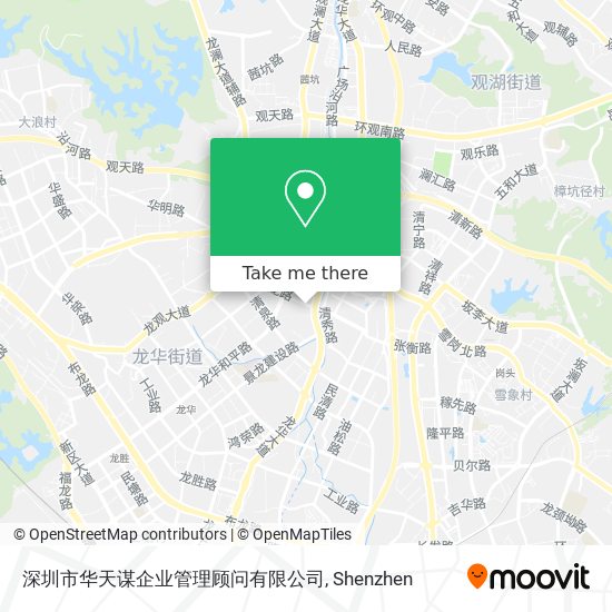 深圳市华天谋企业管理顾问有限公司 map