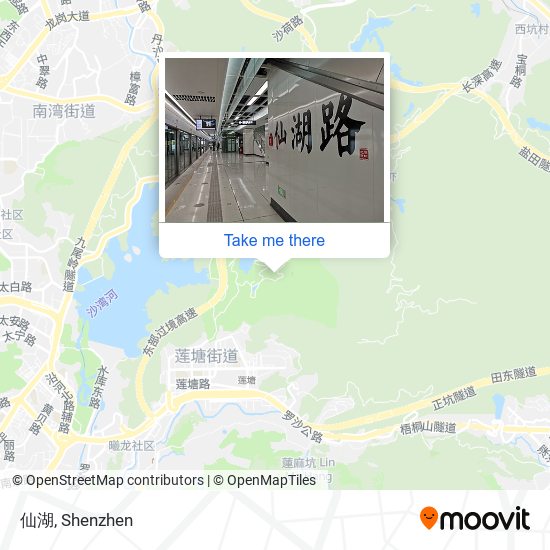 仙湖 map