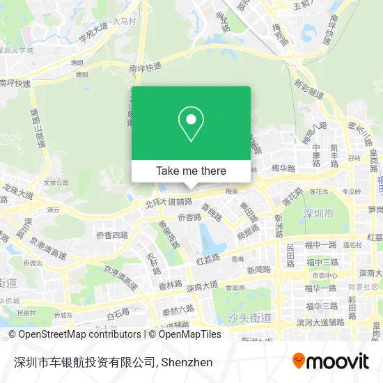 深圳市车银航投资有限公司 map