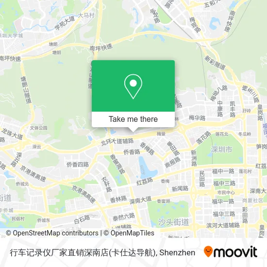 行车记录仪厂家直销深南店(卡仕达导航) map