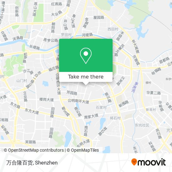 万合隆百货 map