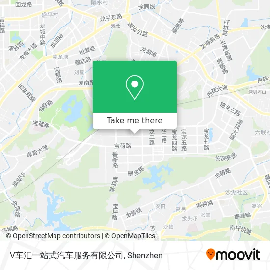 V车汇一站式汽车服务有限公司 map