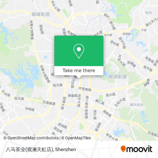八马茶业(观澜天虹店) map