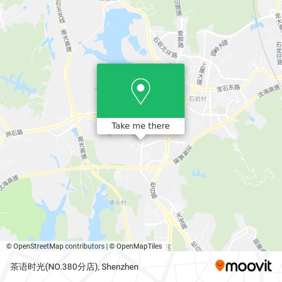 茶语时光(NO.380分店) map
