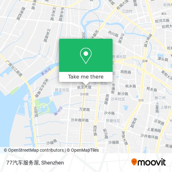 77汽车服务屋 map