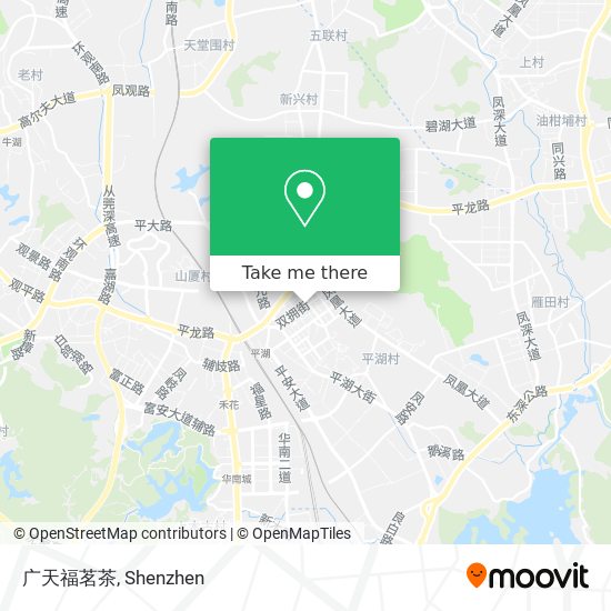 广天福茗茶 map