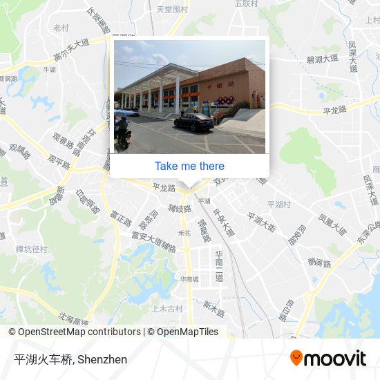 平湖火车桥 map