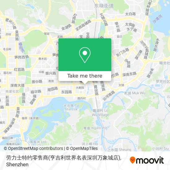 劳力士特约零售商(亨吉利世界名表深圳万象城店) map