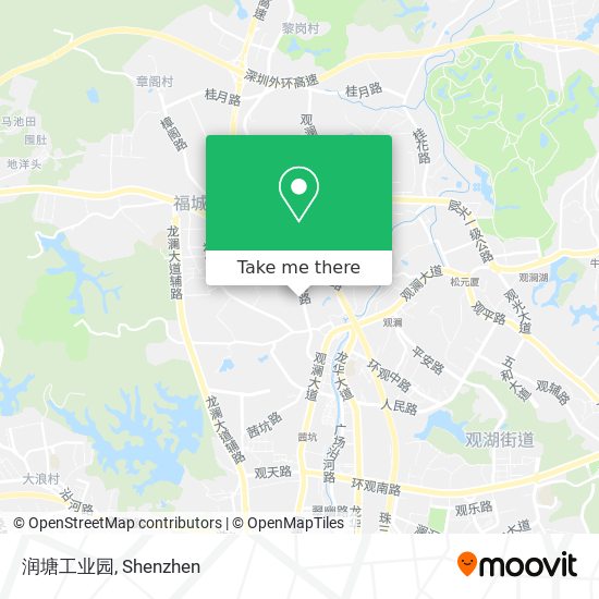 润塘工业园 map