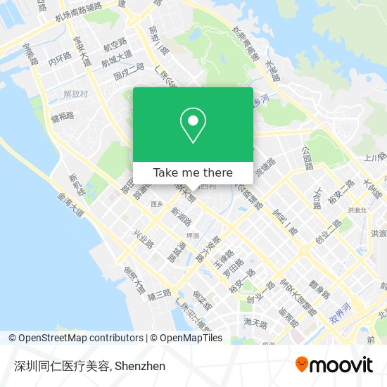 深圳同仁医疗美容 map