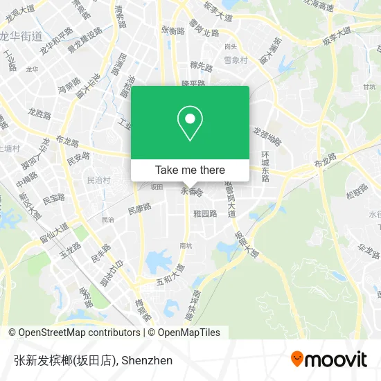 张新发槟榔(坂田店) map