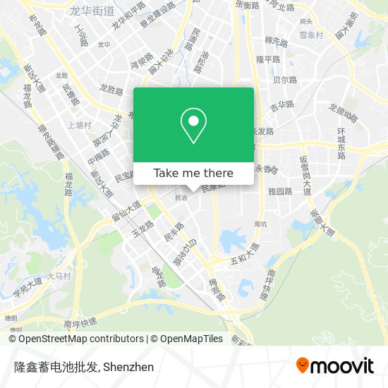 隆鑫蓄电池批发 map