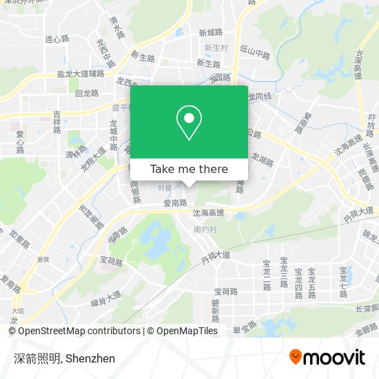 深箭照明 map