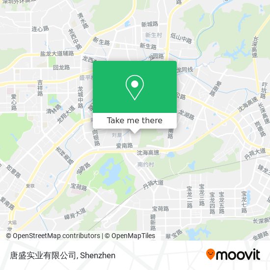 唐盛实业有限公司 map