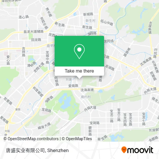 唐盛实业有限公司 map