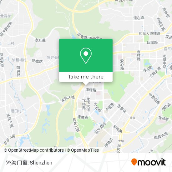 鸿海门窗 map