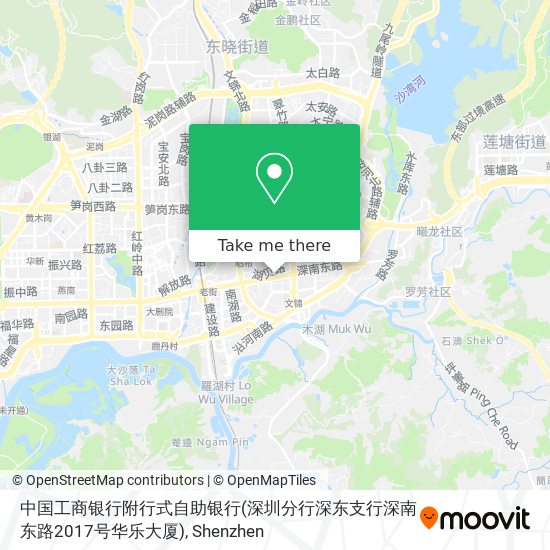 中国工商银行附行式自助银行(深圳分行深东支行深南东路2017号华乐大厦) map