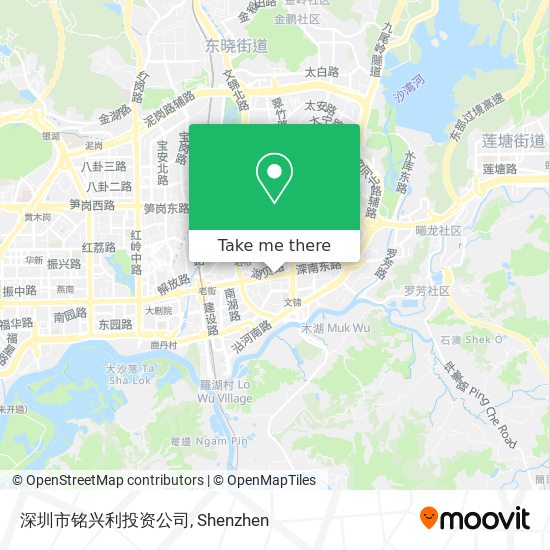 深圳市铭兴利投资公司 map