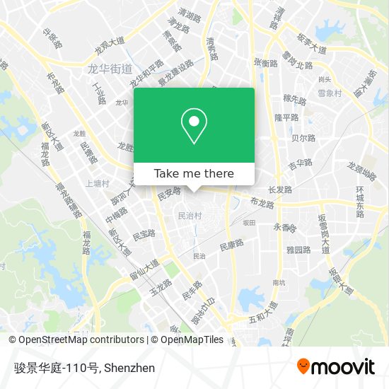 骏景华庭-110号 map