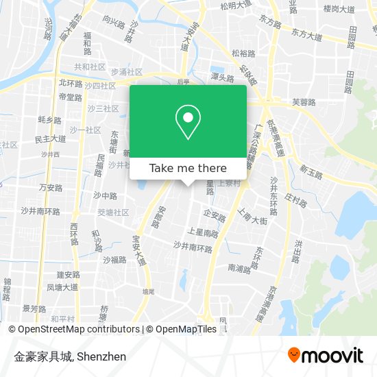 金豪家具城 map