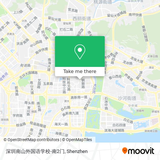 深圳南山外国语学校-南2门 map