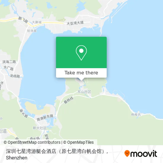 深圳七星湾游艇会酒店（原七星湾白帆会馆） map