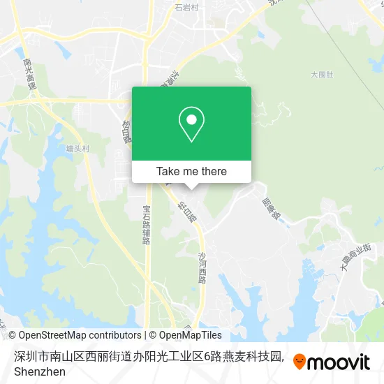 深圳市南山区西丽街道办阳光工业区6路燕麦科技园 map