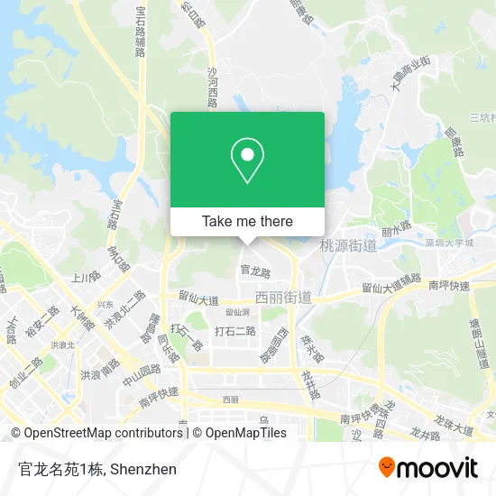 官龙名苑1栋 map