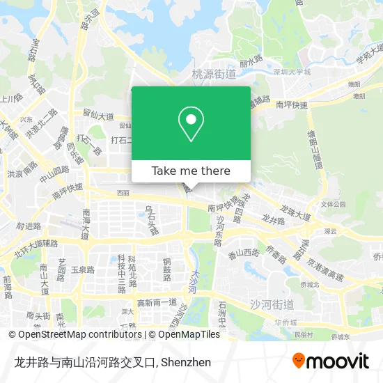 龙井路与南山沿河路交叉口 map