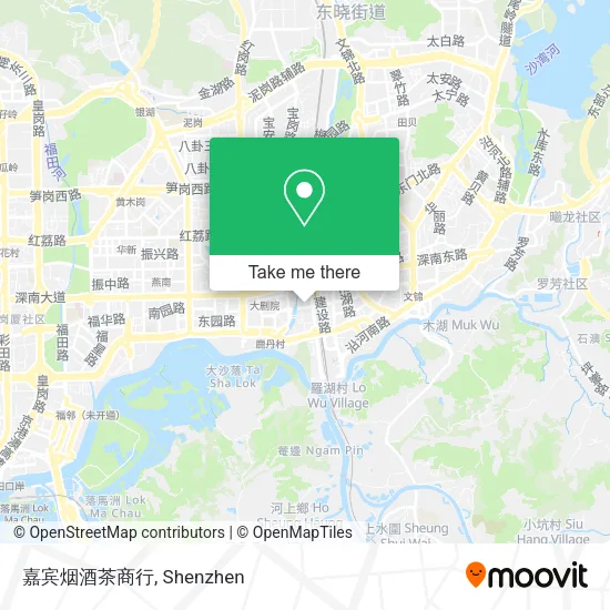 嘉宾烟酒茶商行 map