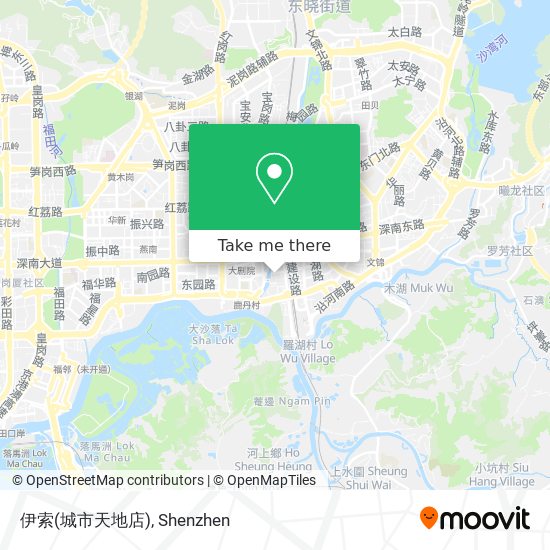 伊索(城市天地店) map