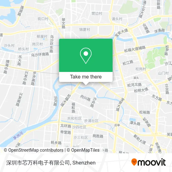 深圳市芯万科电子有限公司 map