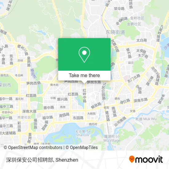 深圳保安公司招聘部 map