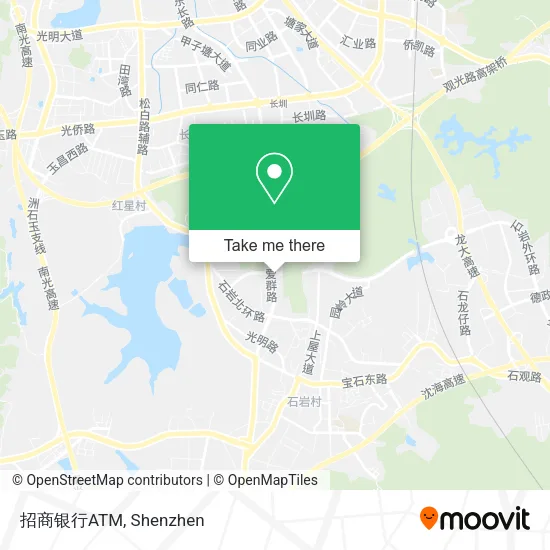 招商银行ATM map