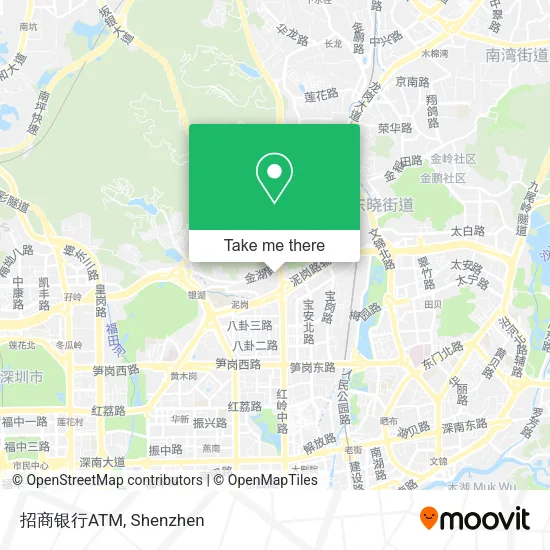 招商银行ATM map