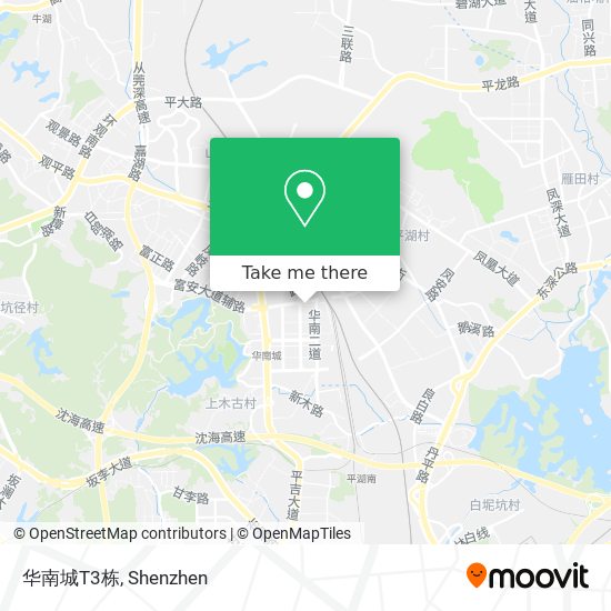 华南城T3栋 map