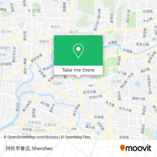阿民早餐店 map