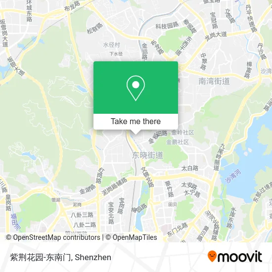 紫荆花园-东南门 map