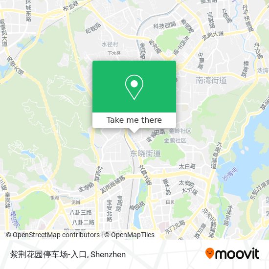 紫荆花园停车场-入口 map