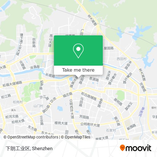 下朗工业区 map
