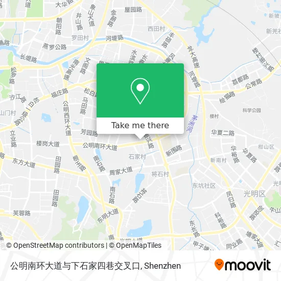 公明南环大道与下石家四巷交叉口 map
