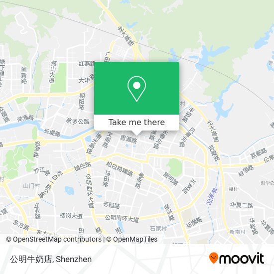 公明牛奶店 map