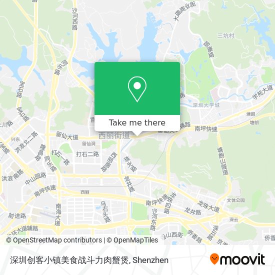 深圳创客小镇美食战斗力肉蟹煲 map