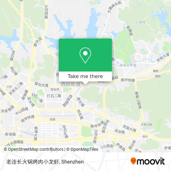 老连长火锅烤肉小龙虾 map