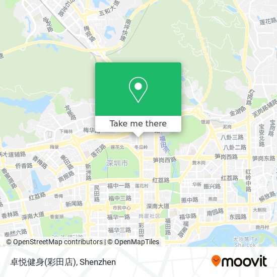 卓悦健身(彩田店) map