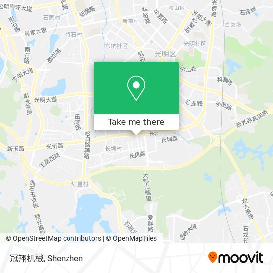 冠翔机械 map