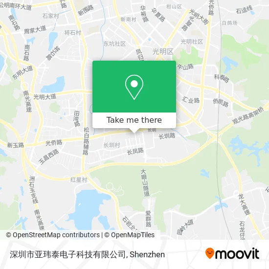深圳市亚玮泰电子科技有限公司 map
