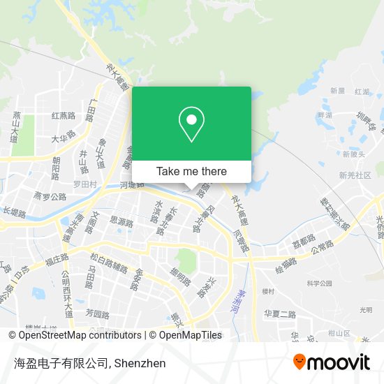 海盈电子有限公司 map